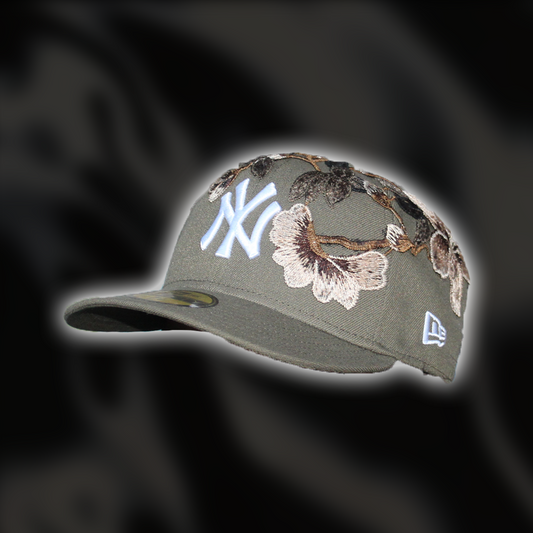 olive Green cap flowers